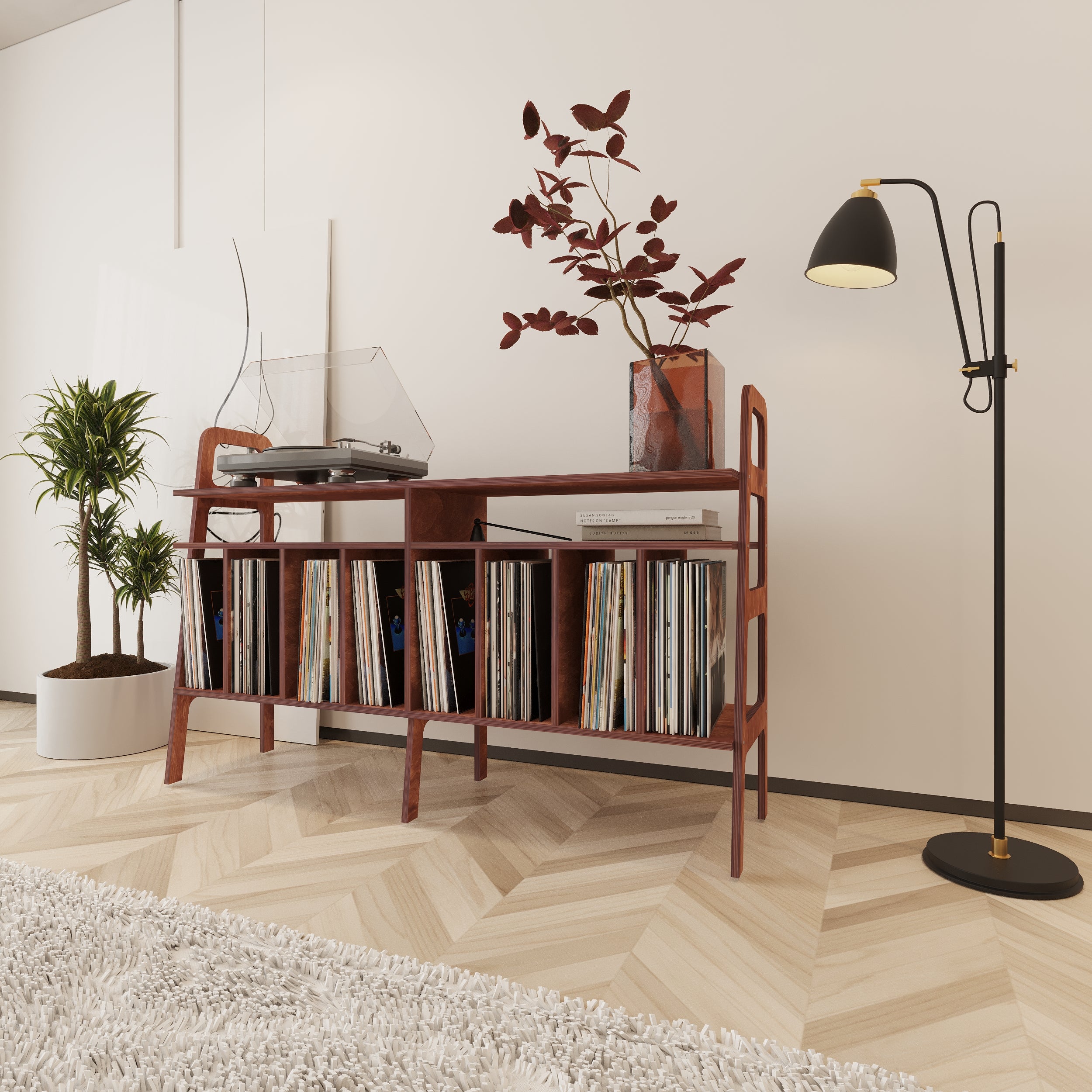 Buzz Record Player Stand Furniture With Storage