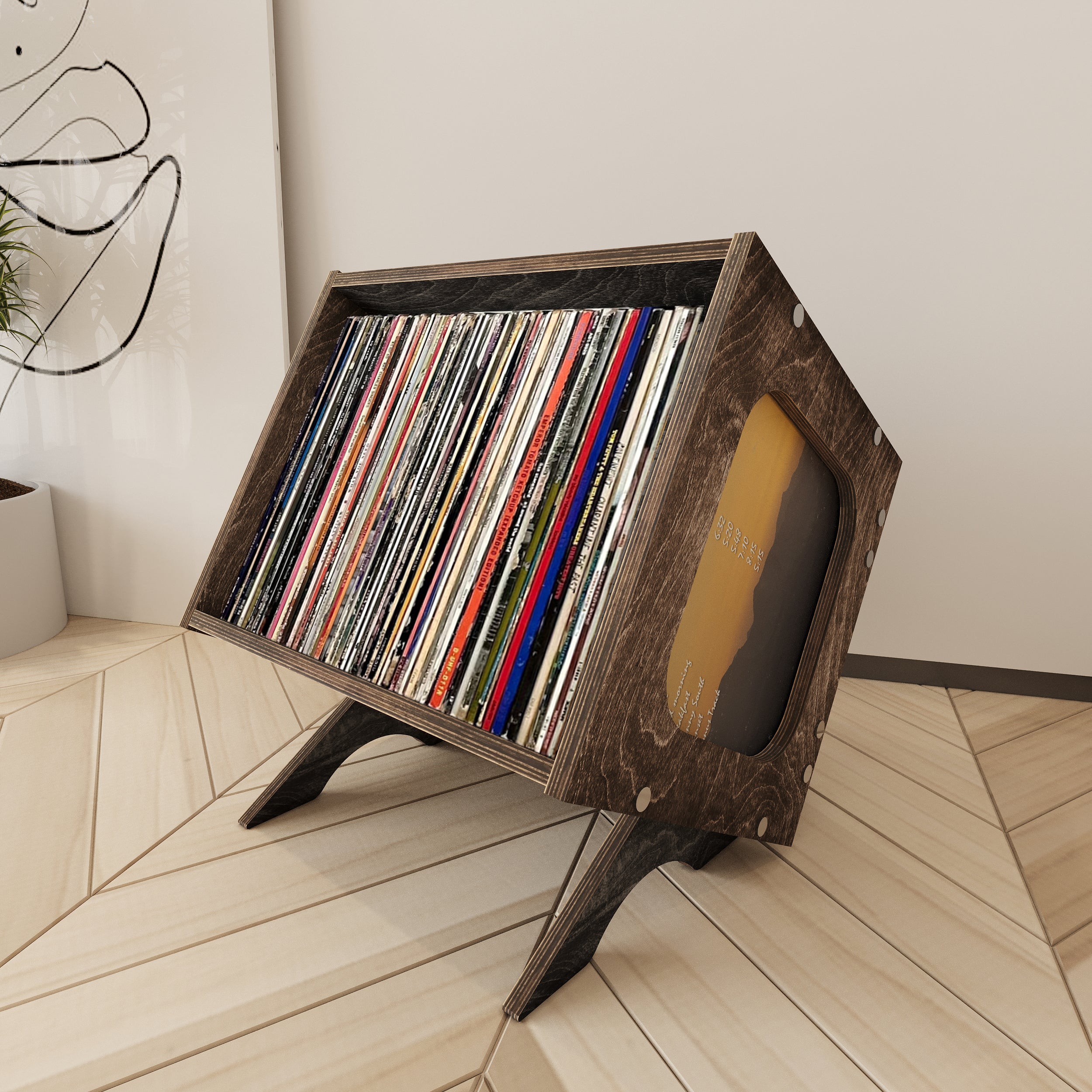 Overture Vinyl Record Storage Cabinet
