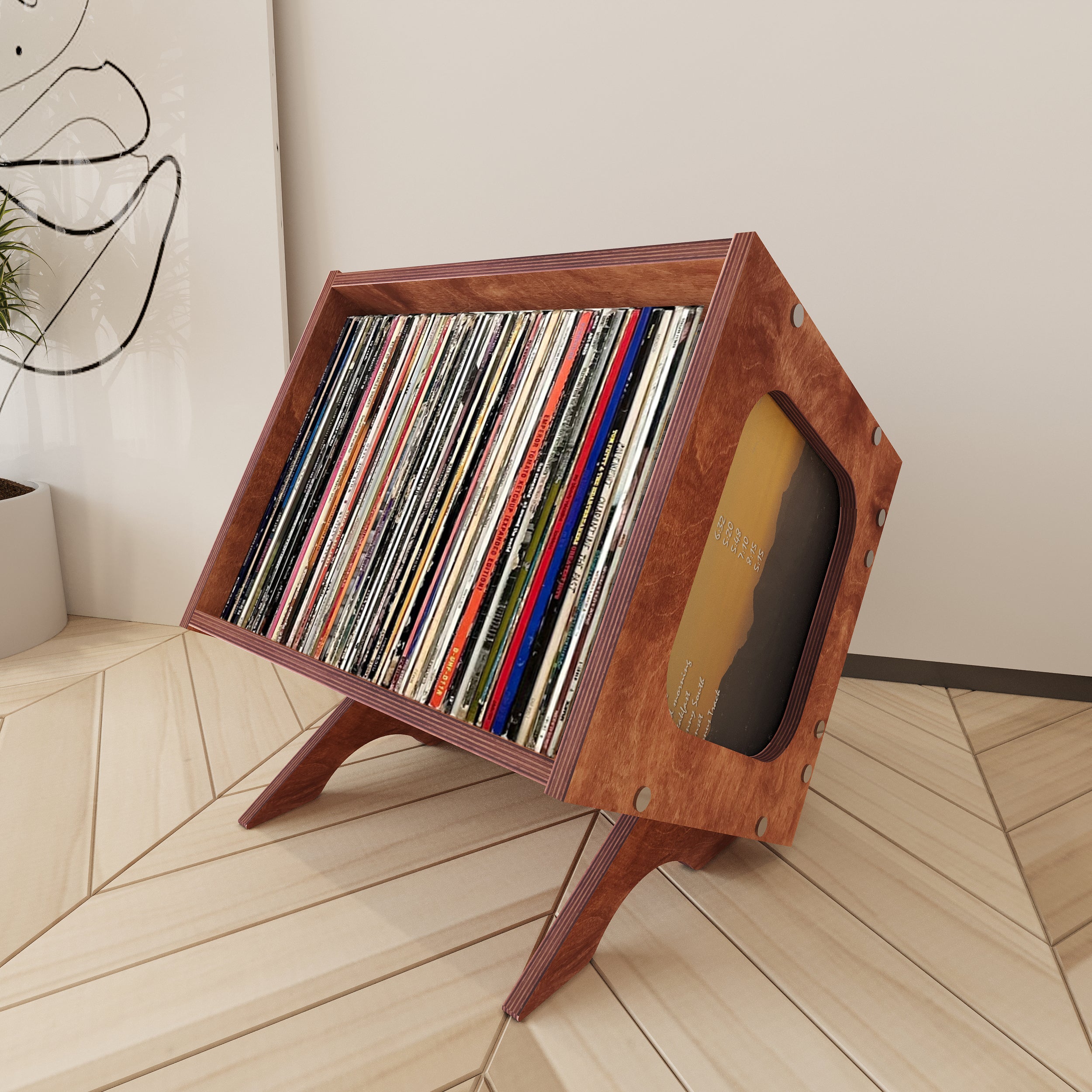 Overture Vinyl Record Storage Cabinet
