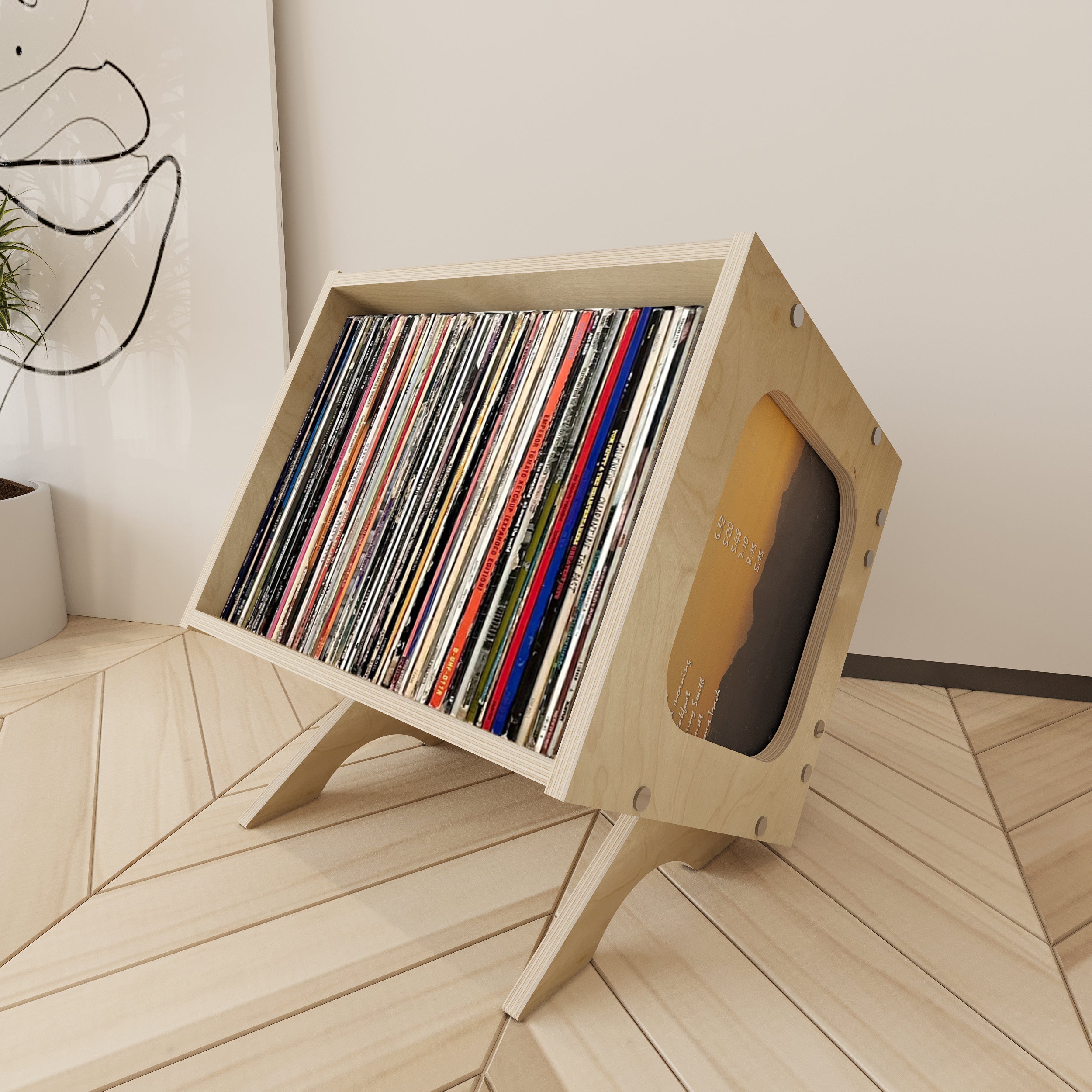 Overture Vinyl Record Storage Cabinet