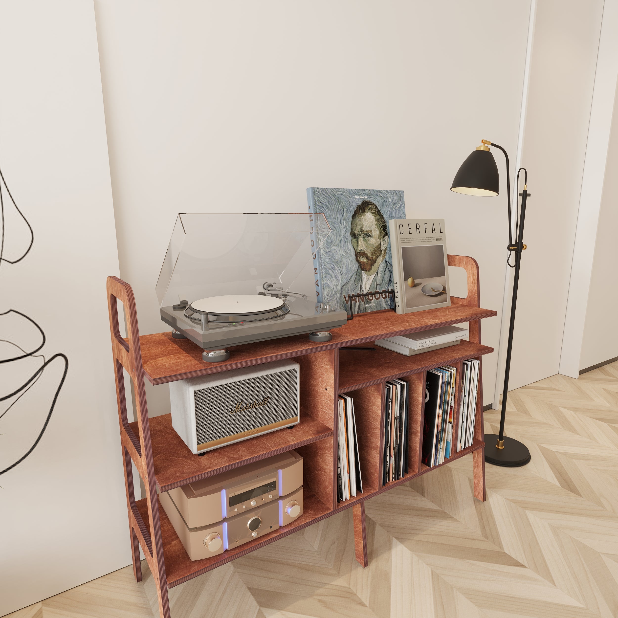 Snare Record Player Stand