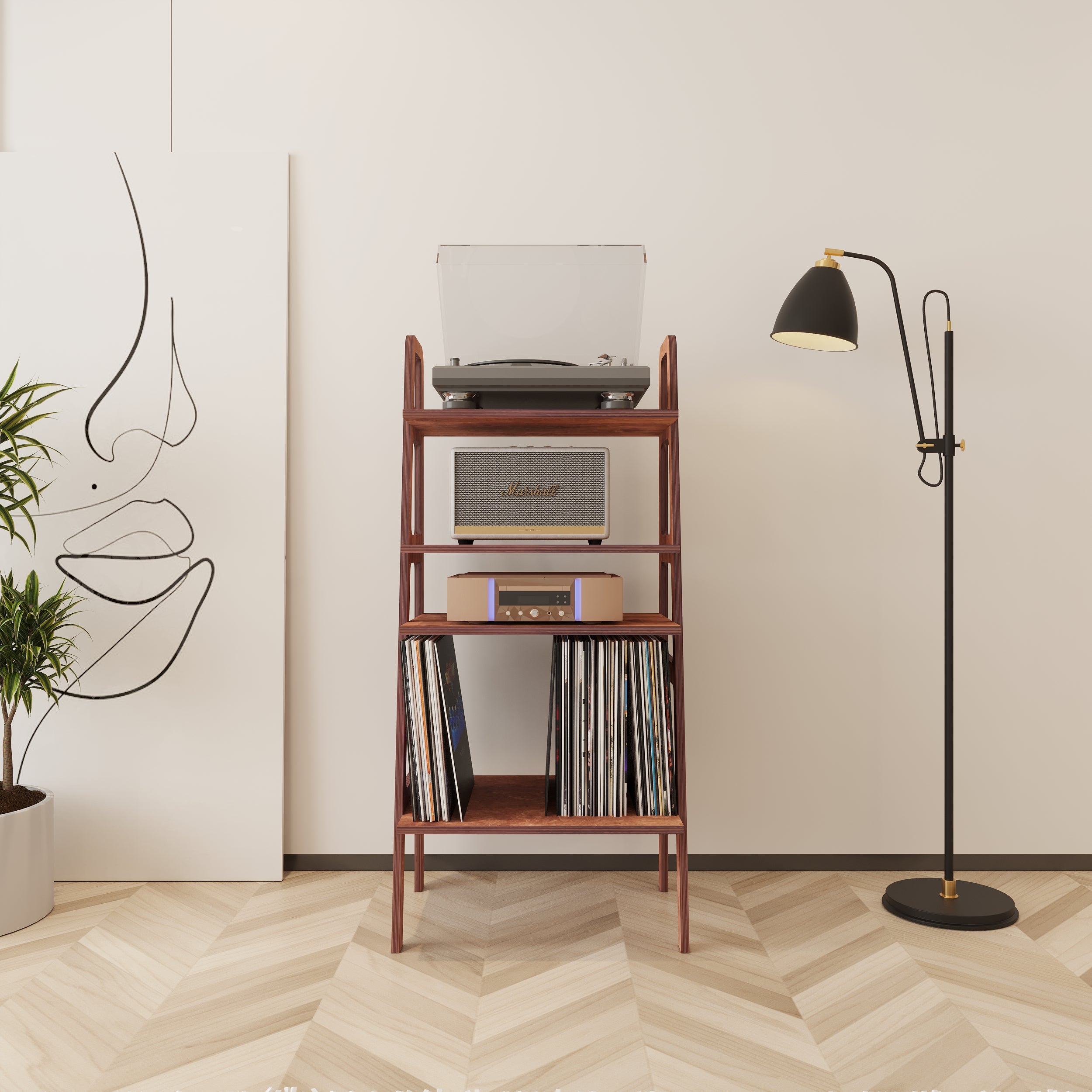 Solo Record Player Stand