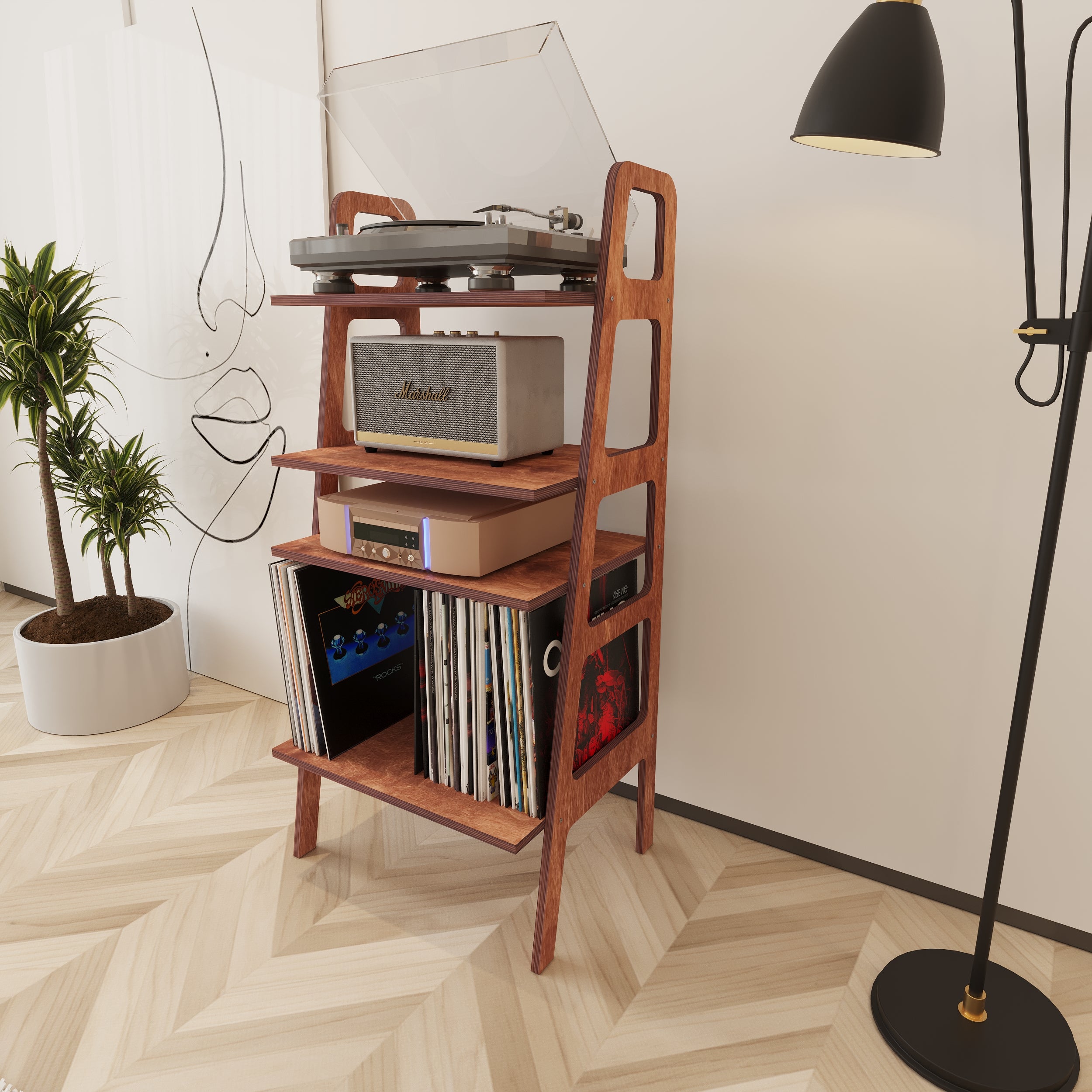 Solo Record Player Stand