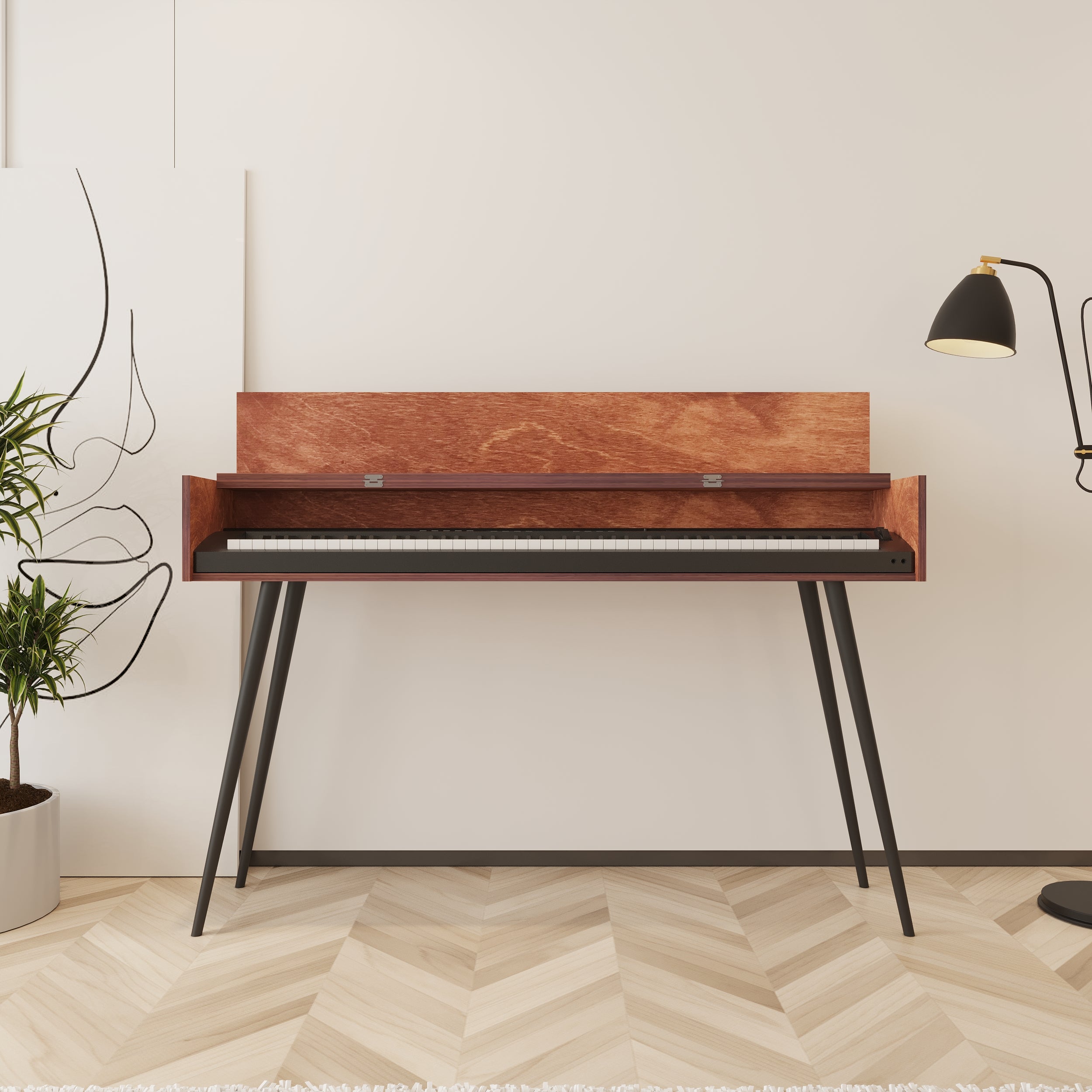 Stack Wooden Keyboard & Piano Stand