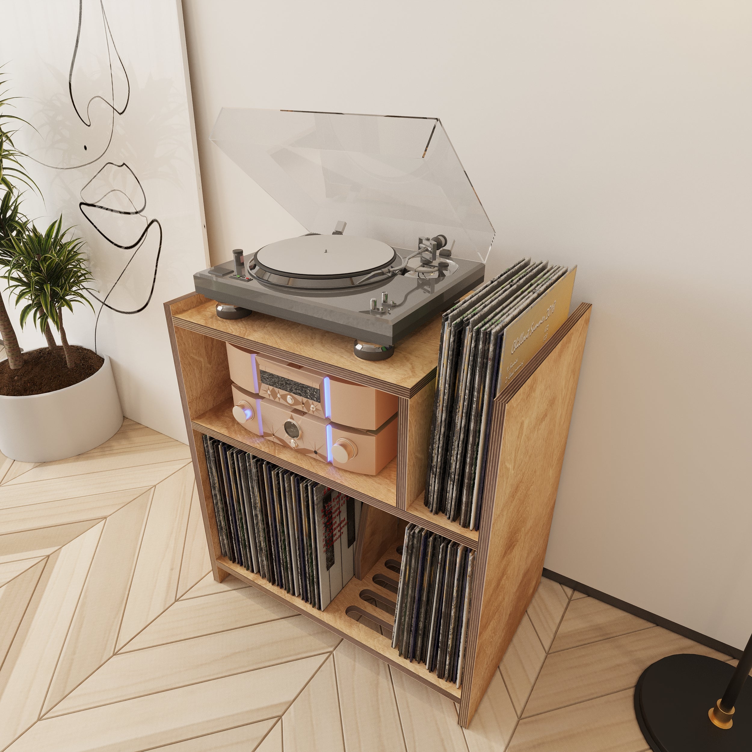 Record Player Stand