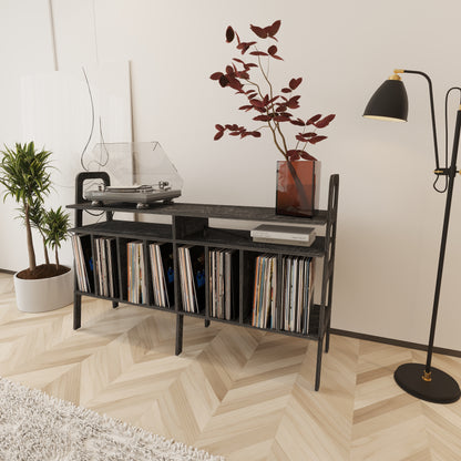 Buzz Record Player Stand Furniture With Storage