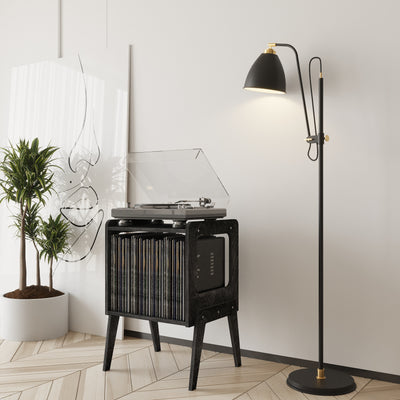 Chord Record Player Stand & Vinyl Storage - Furonic