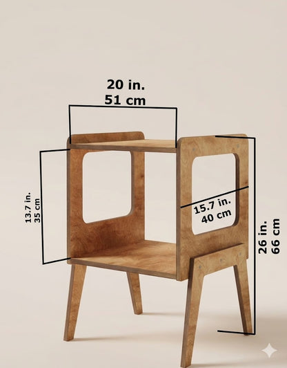 Chord Record Player Stand & Vinyl Storage