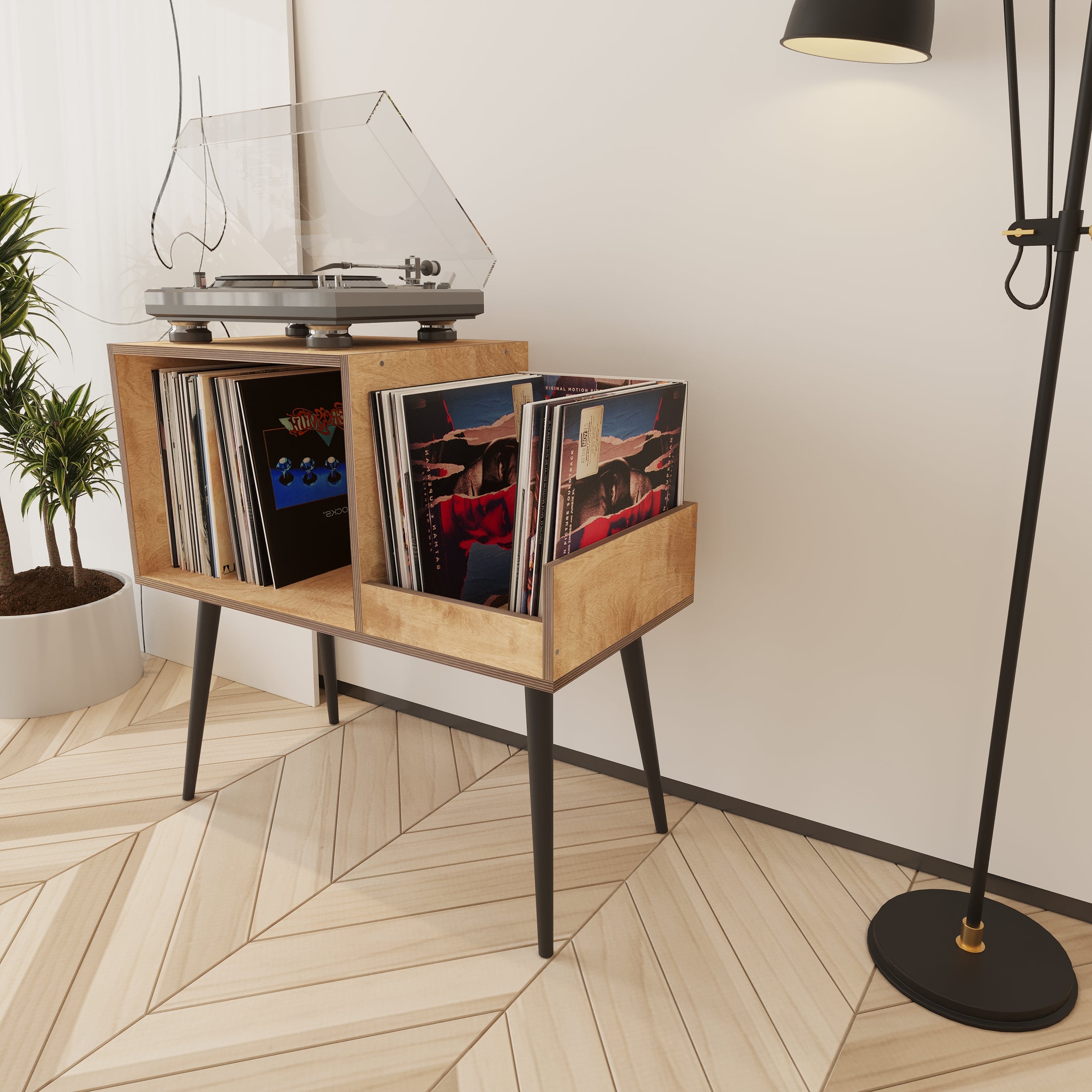Serenade Meuble Vinyle & Rangement Vinyle