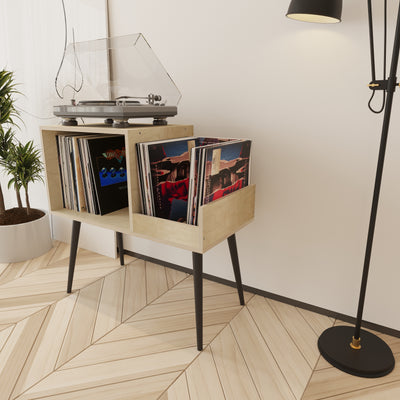 Largo Turntable Stand With Storage - Furonic