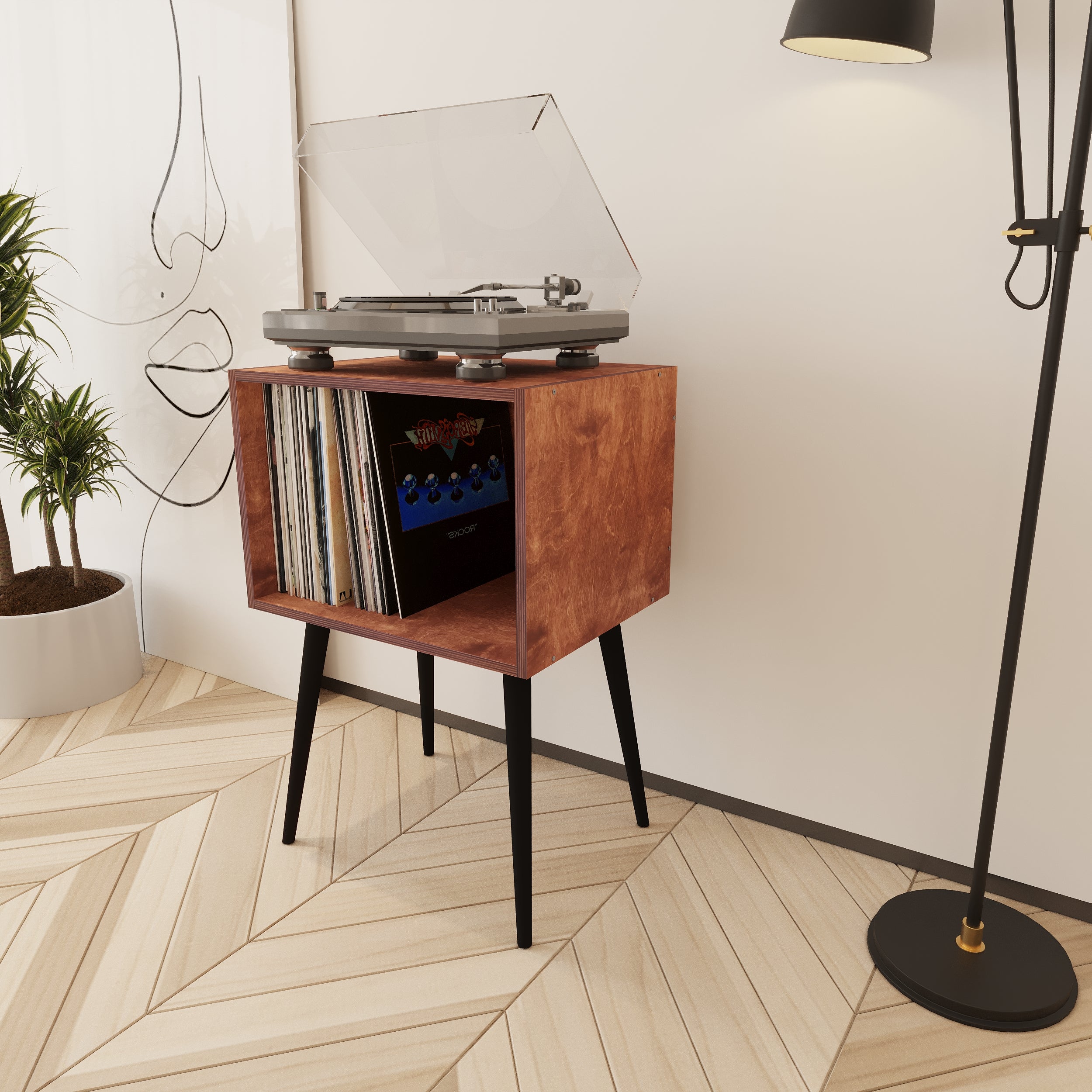 Serenade Meuble Vinyle & Rangement Vinyle
