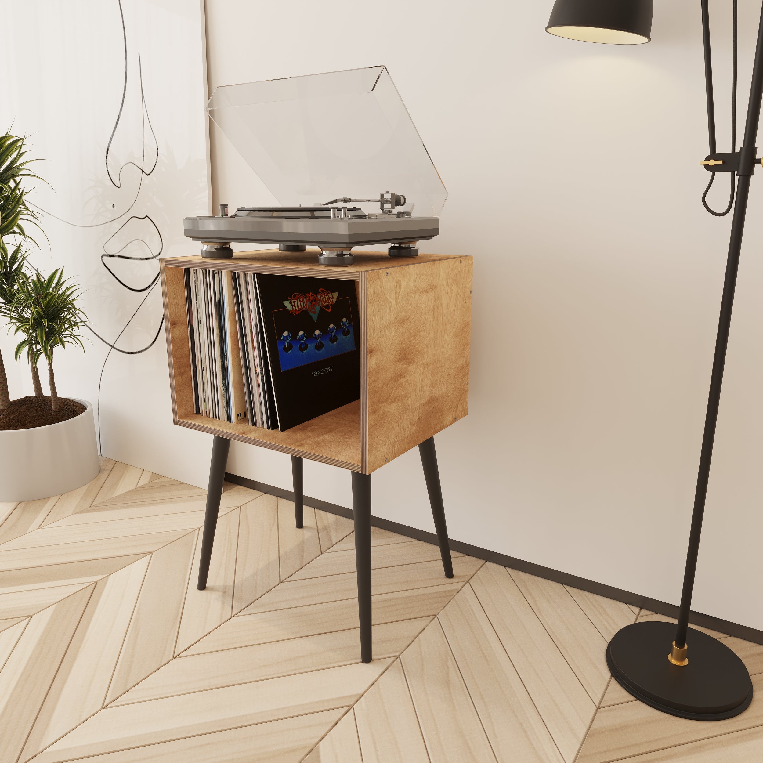 Serenade Meuble Vinyle & Rangement Vinyle