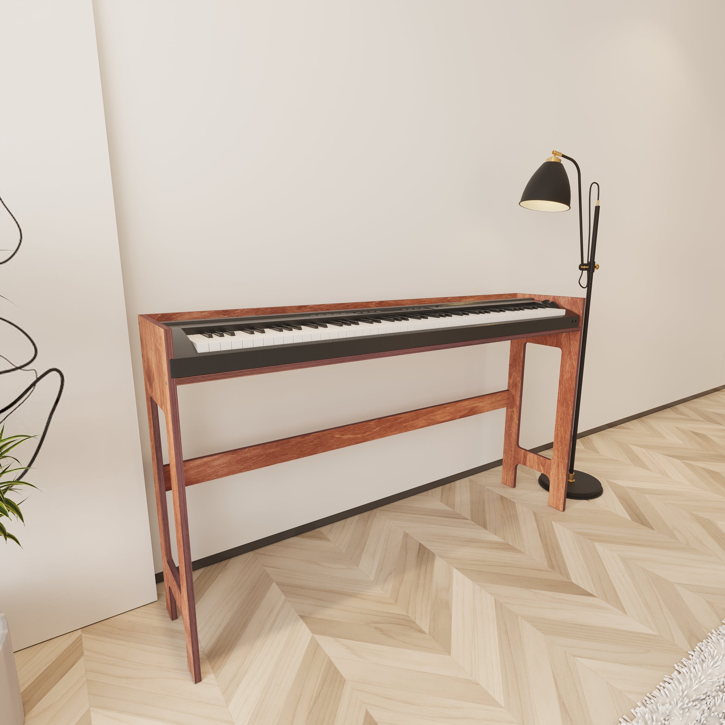 Muse Wooden Keyboard & Piano Stand
