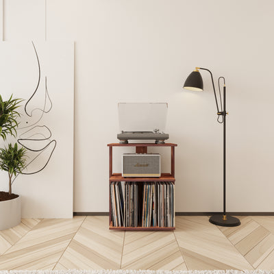 Octave Turntable Stand With Storage - Furonic