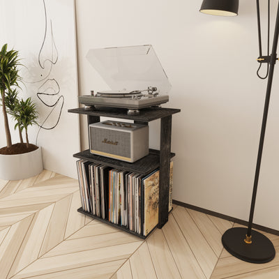 Octave Turntable Stand With Storage - Furonic