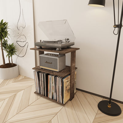 Octave Turntable Stand With Storage - Furonic