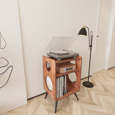 Pluck Record Player Stand With Storage - Furonic