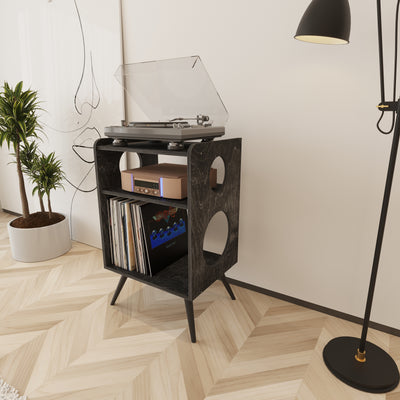 Pluck Record Player Stand With Storage - Furonic