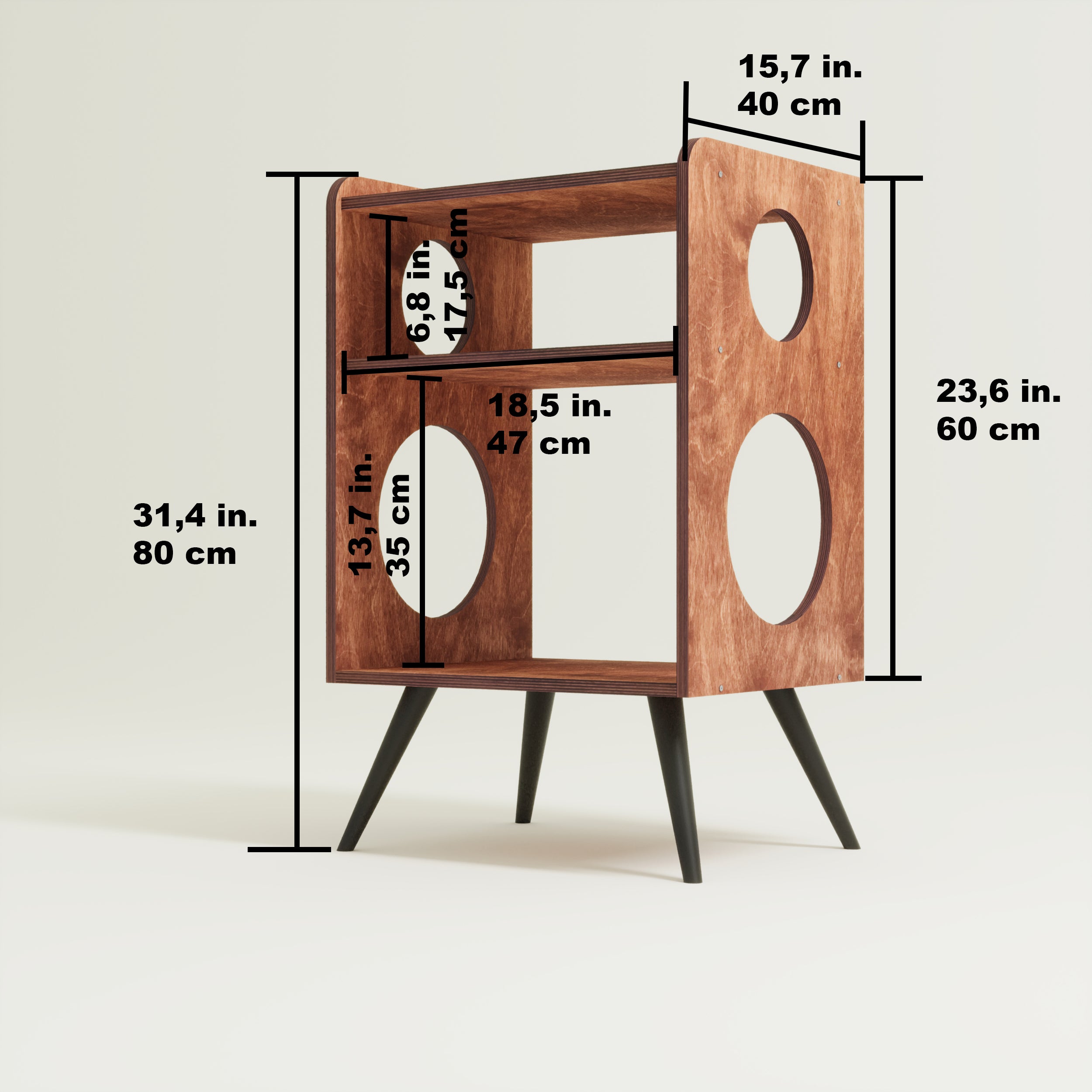  Cadence Meuble Vinyle & Rangement Vinyle