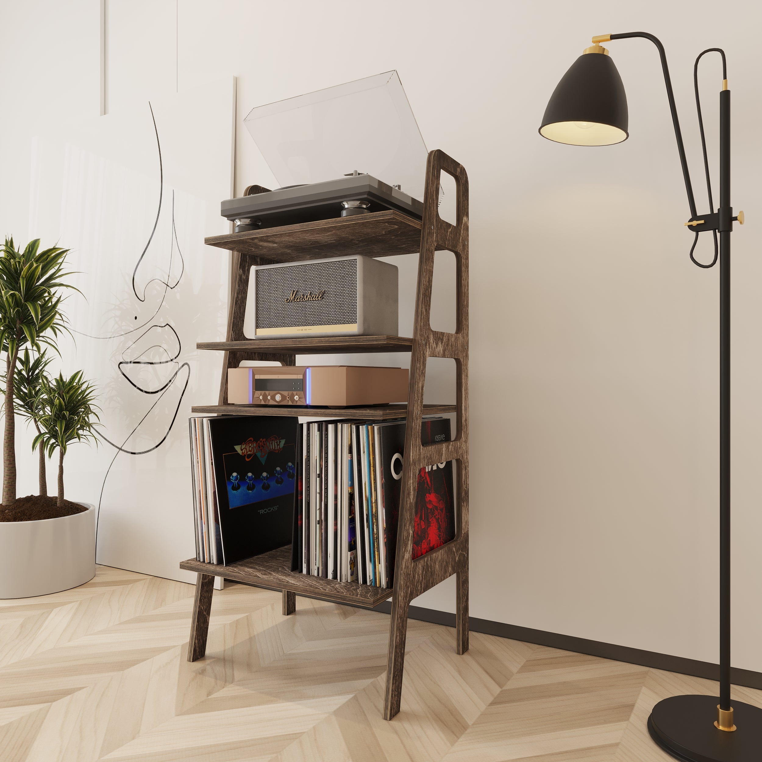 Crescendo Meuble Vinyle