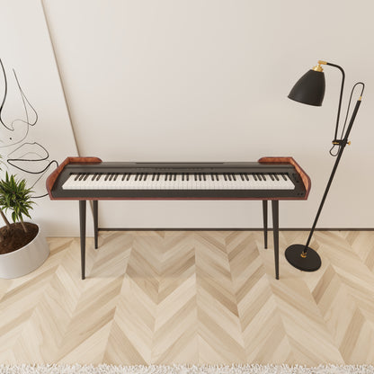Stem Wooden Keyboard & Piano Stand