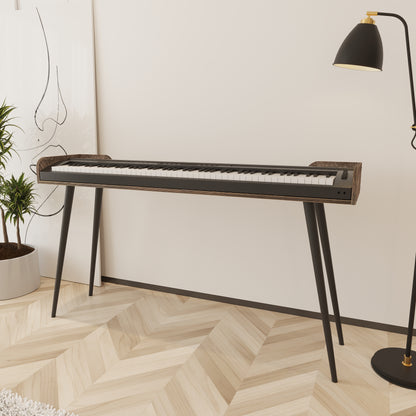 Stem Wooden Keyboard & Piano Stand