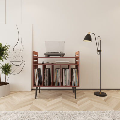 Strain Record Player Stand With Storage - Furonic