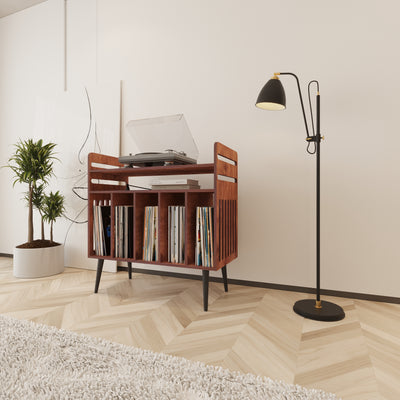 Strain Record Player Stand With Storage - Furonic