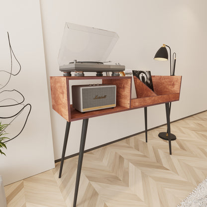 Waltz Turntable Stand With Storage