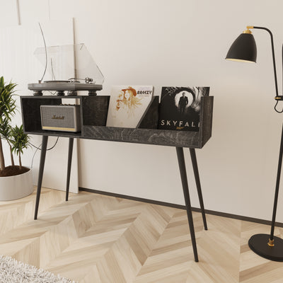 Waltz Turntable Stand With Storage - Furonic