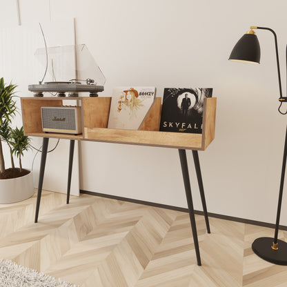 Waltz Turntable Stand With Storage