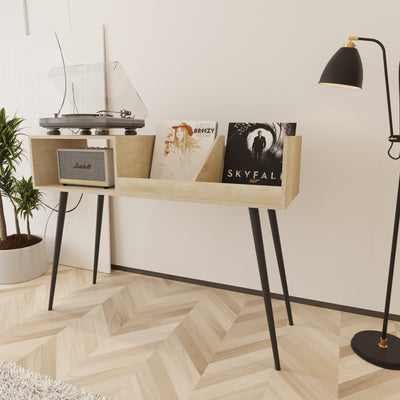 Waltz Turntable Stand With Storage - Furonic