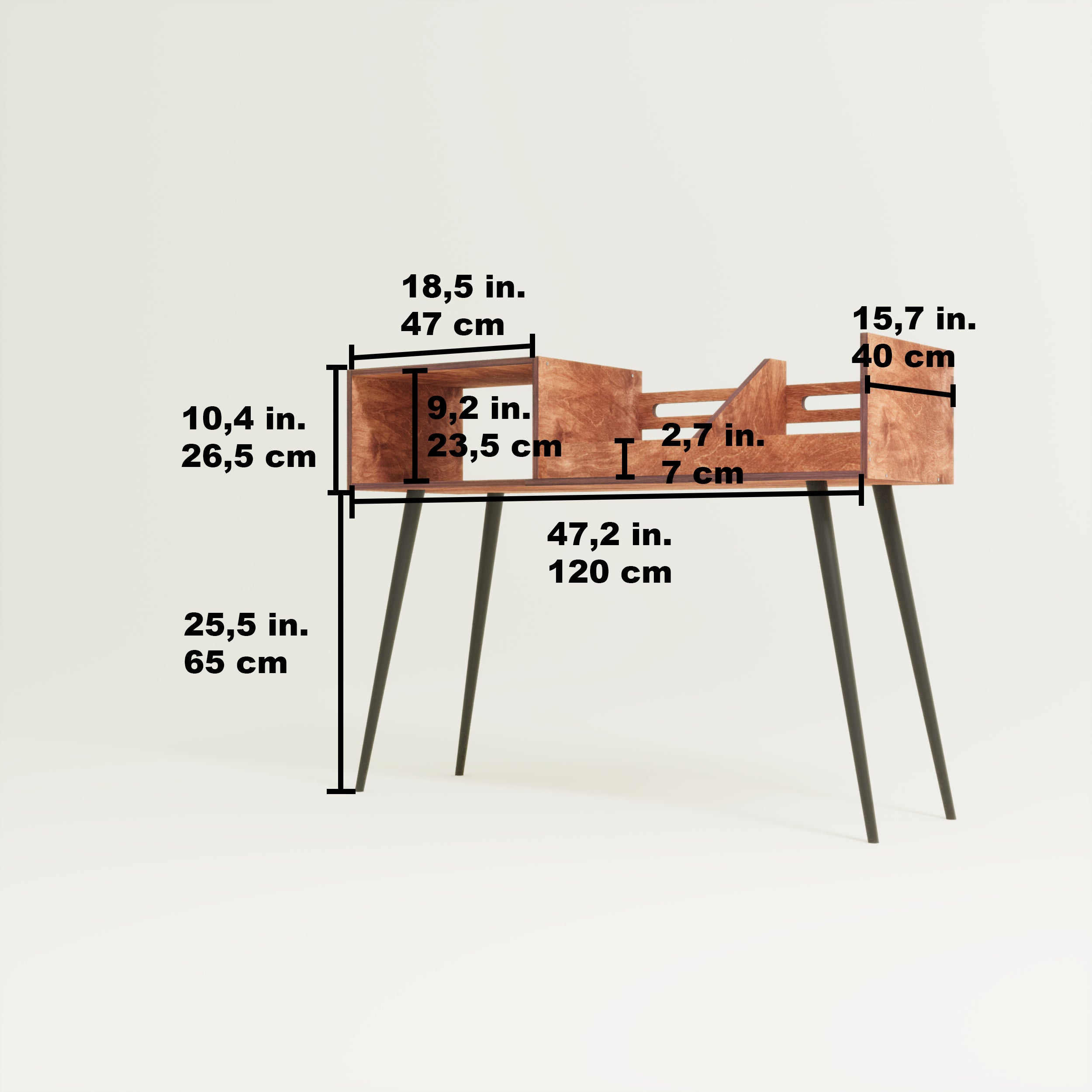 Waltz Turntable Stand With Storage