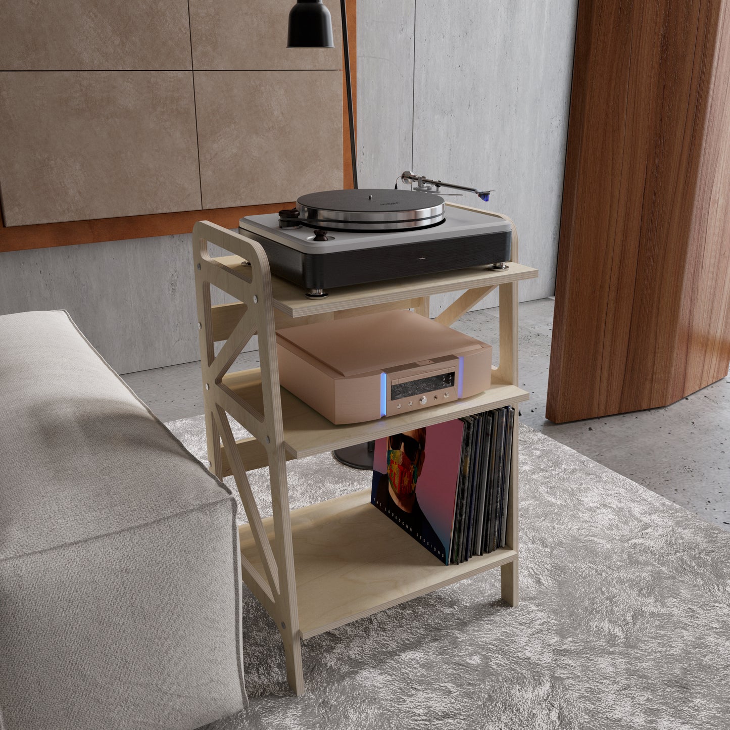 Crescendo Record Player Stand