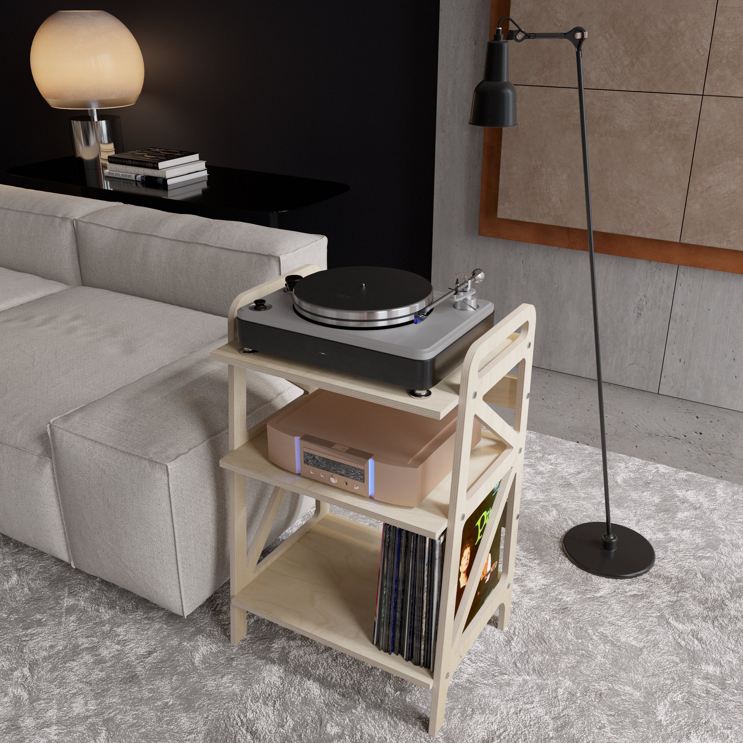 Crescendo Record Player Stand