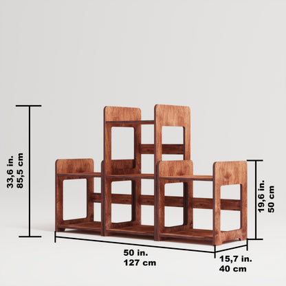 Crest Record Player Stand With Storage