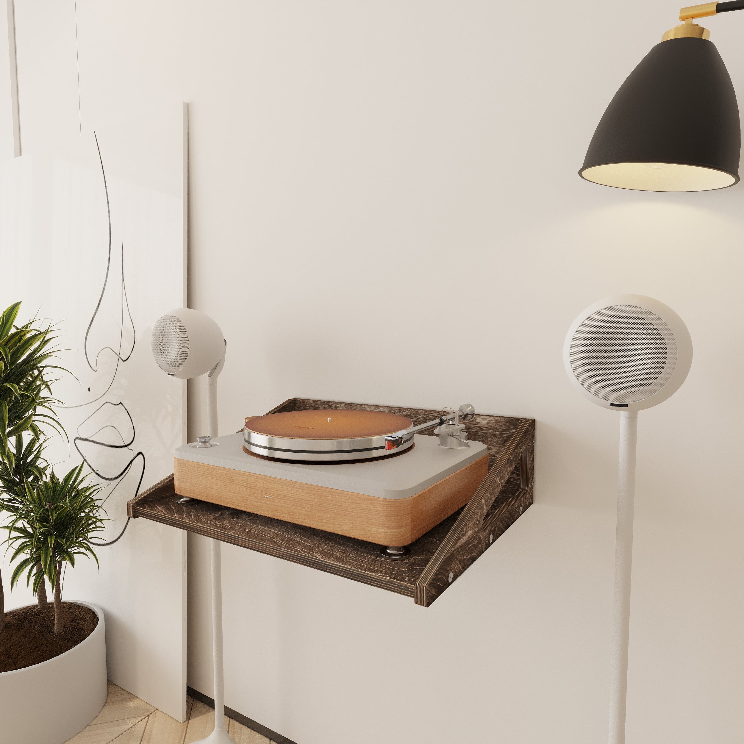 Aria Floating Turntable Stand