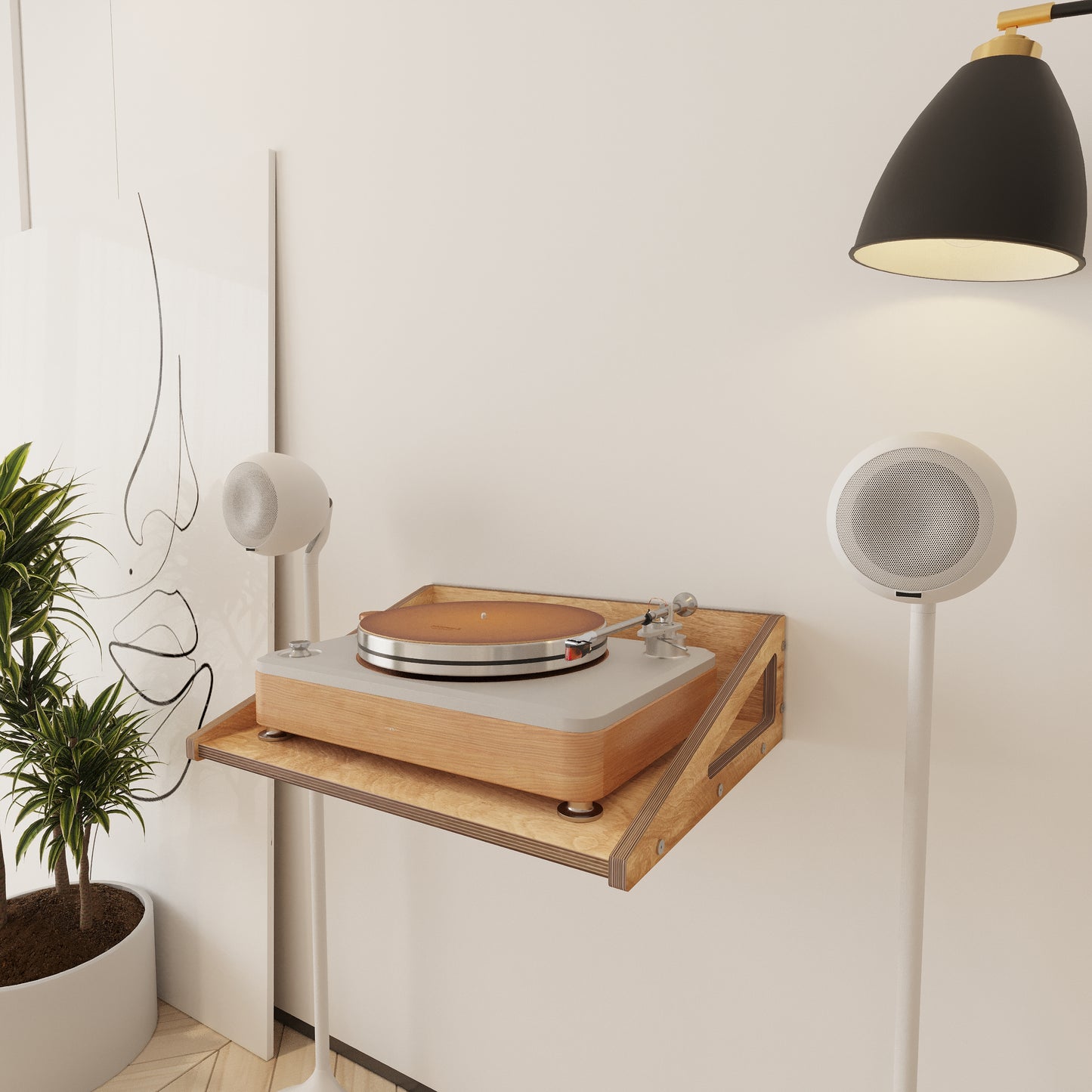 Aria Floating Turntable Stand