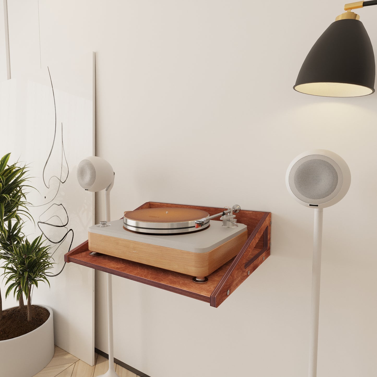 Aria Floating Turntable Stand