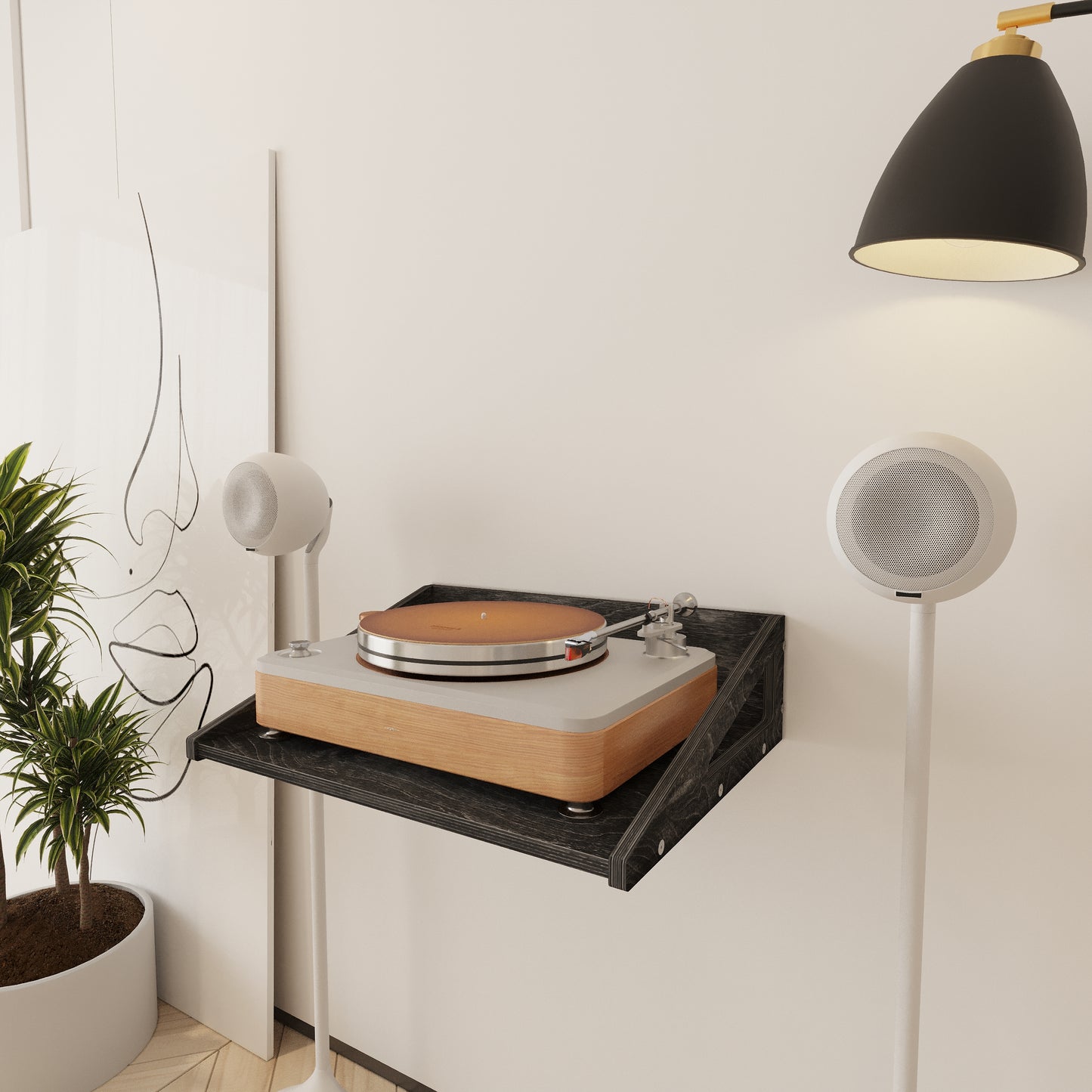 Aria Floating Turntable Stand