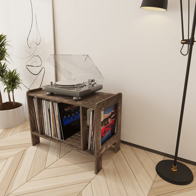 Legato Record Player Stand With Storage - Furonic