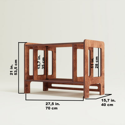Legato Record Player Stand With Storage - Furonic