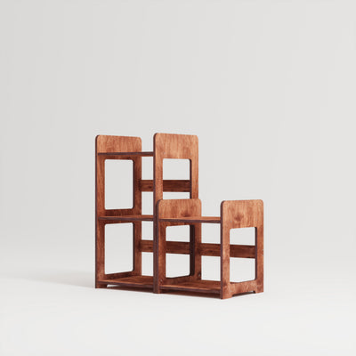 Ridge Record Player Stand With Vinyl Storage - Furonic