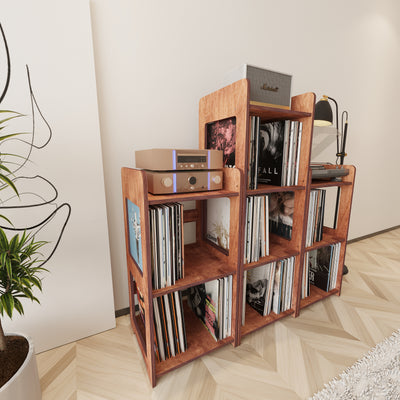 Skyline Record Player Stand Stand With Storage - Furonic