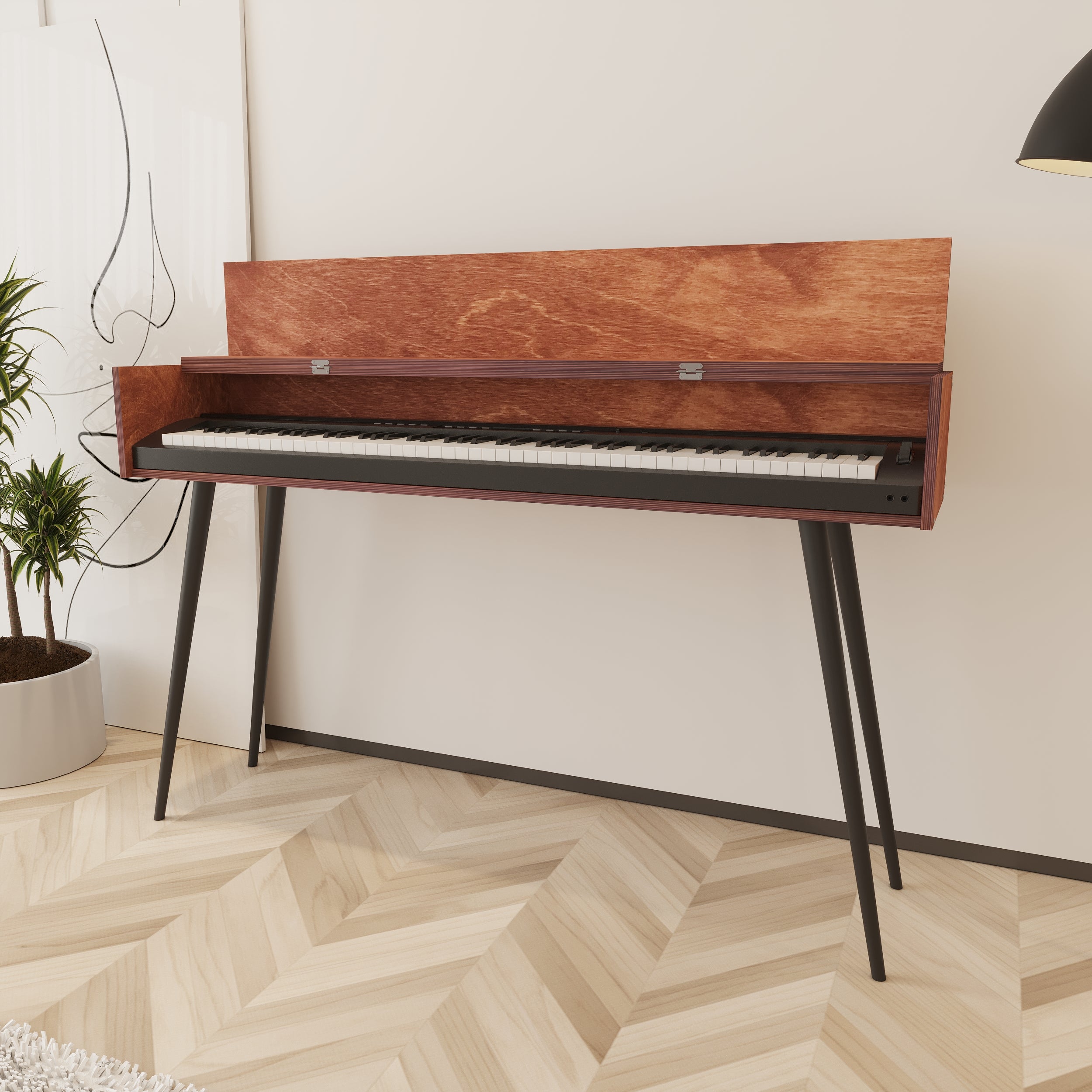 Stack Wooden Keyboard & Piano Stand