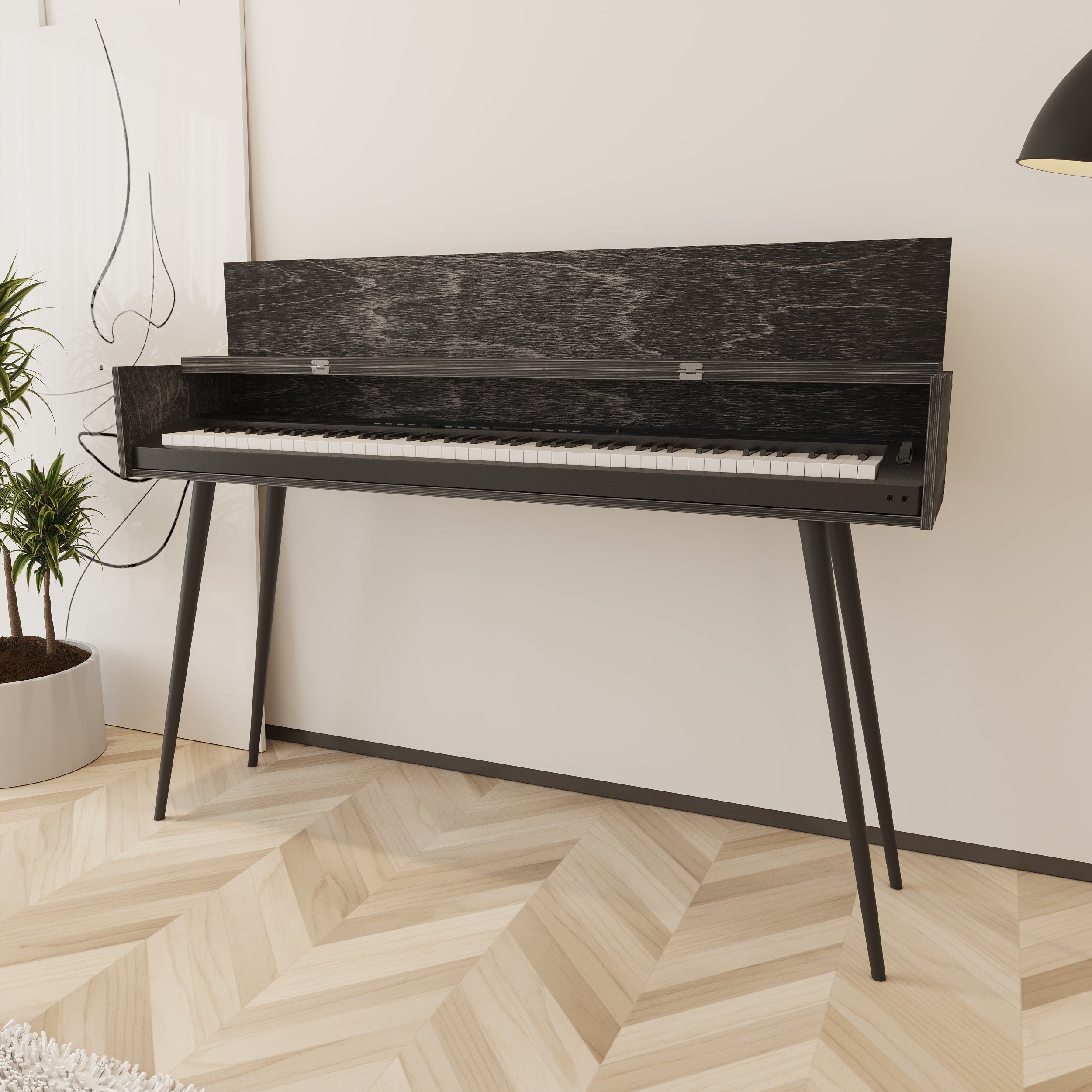 Stack Wooden Keyboard & Piano Stand