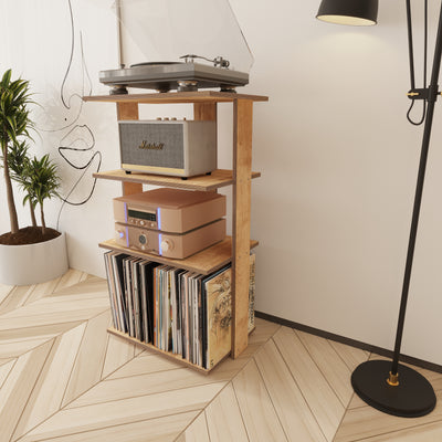 Timbre Turntable Stand With Storage - Furonic