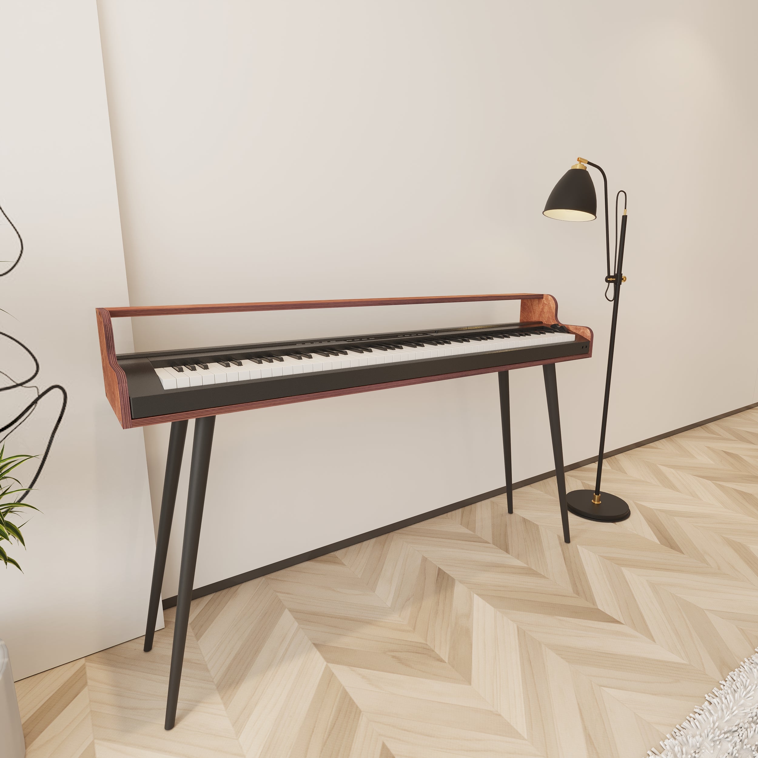 Chime Wooden Keyboard & Piano Stand